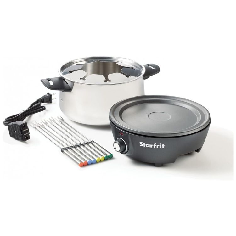 Panela-de-Fondue-Eletrica-com-6-Garfos-Aco-Inoxidavel-foto-0