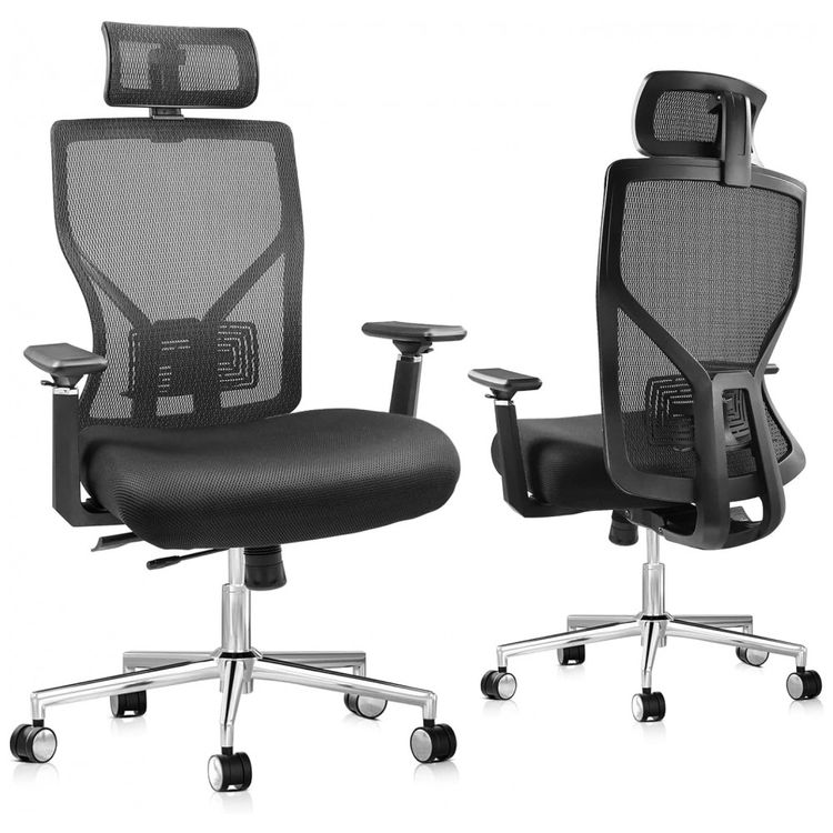 Cadeira-de-Escritorio-Ergonomica-Giratoria-com-Apoio-de-foto-0