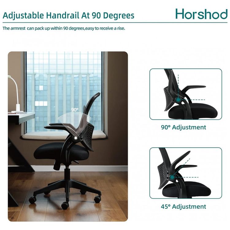 Cadeira-de-Escritorio-Ergonomica-Giratoria-com-Apoio-de-foto-3