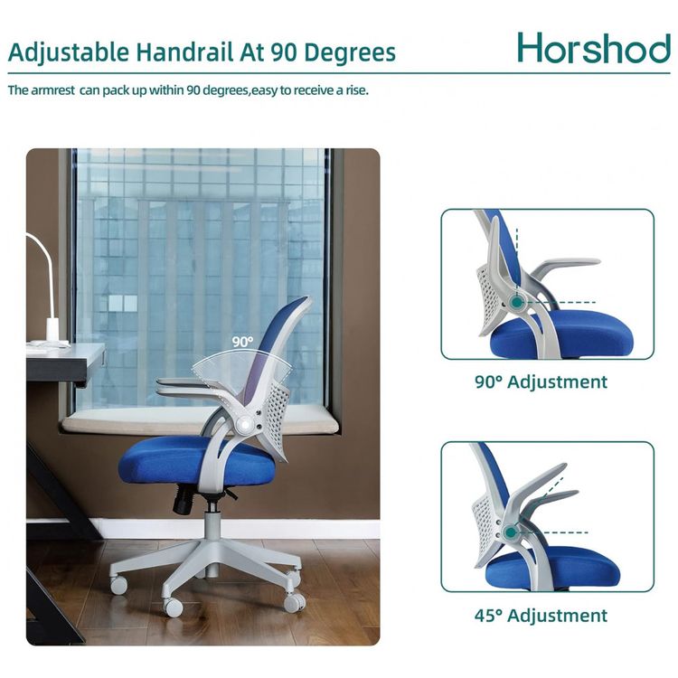 Cadeira-de-Escritorio-Ergonomica-Giratoria-com-Apoio-de-foto-3