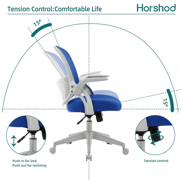 Cadeira-de-Escritorio-Ergonomica-Giratoria-com-Apoio-de-foto-4
