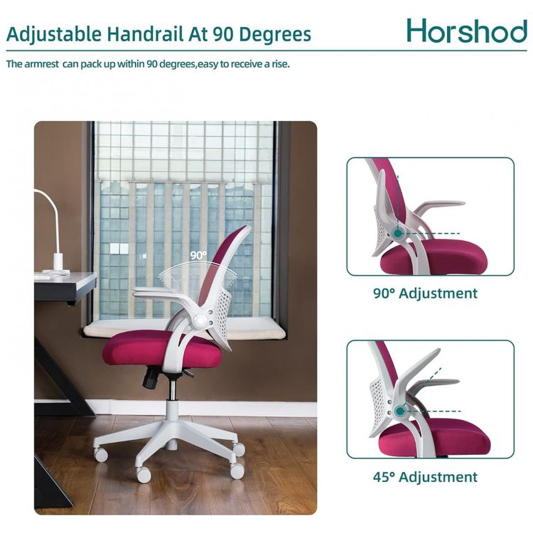 Cadeira-de-Escritorio-Ergonomica-Giratoria-com-Apoio-de-foto-3