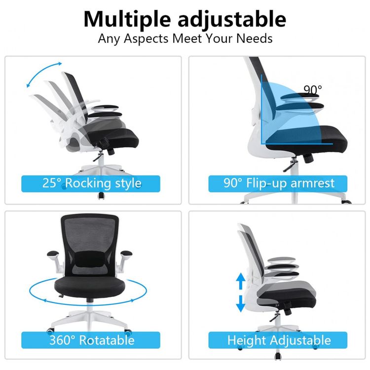 Cadeira-de-Escritorio-Ergonomica-Giratoria-com-Encosto-foto-4