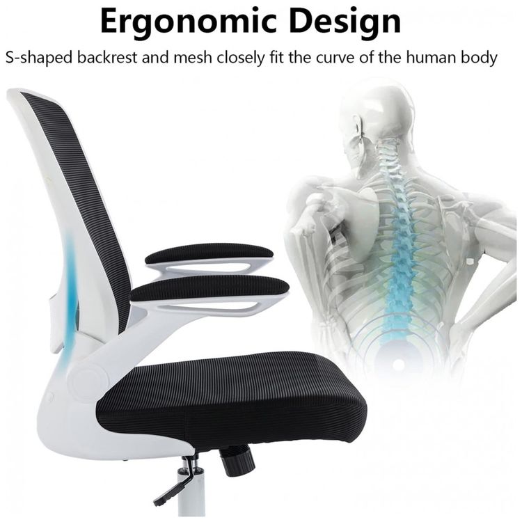 Cadeira-de-Escritorio-Ergonomica-Giratoria-com-Encosto-foto-5