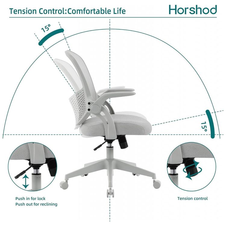 Cadeira-de-Escritorio-Ergonomica-Giratoria-com-Apoio-de-foto-4