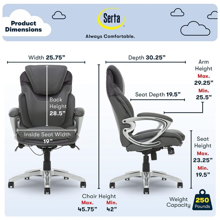 AIR-Cadeira-de-Escritorio-Ergonomica-Giratoria-com-Suporte-foto-3