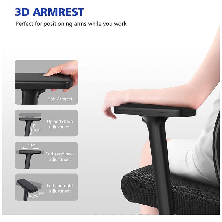Ergonomic-Office-Chair-Computer-Desk-Chairs-Mesh-Home-Office-foto-5