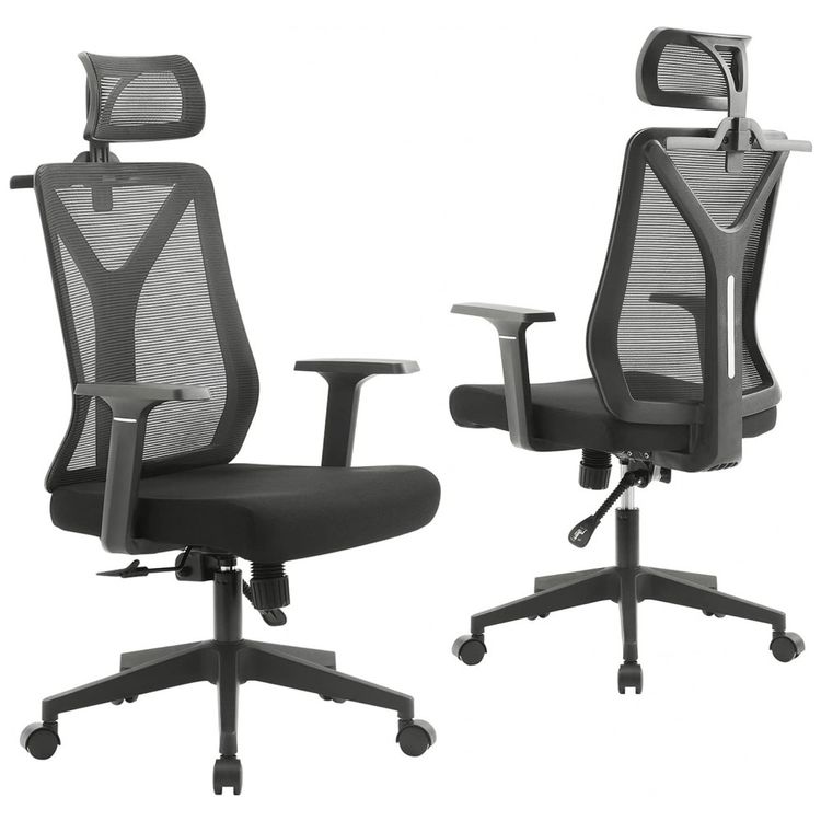 Cadeira-de-Escritorio-Ergonomica-Giratoria-com-Apoio-de-foto-0