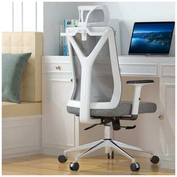 Cadeira-de-Escritorio-Ergonomica-Giratoria-com-Apoio-de-foto-0