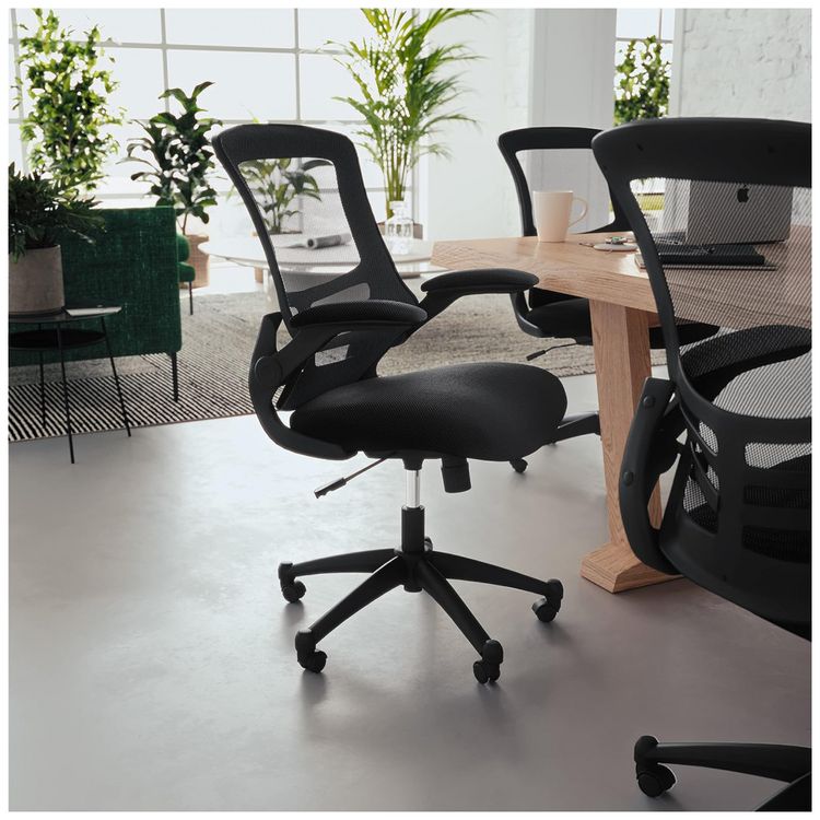 Cadeira-de-Escritorio-Ergonomica-Giratoria-com-Suporte-foto-1