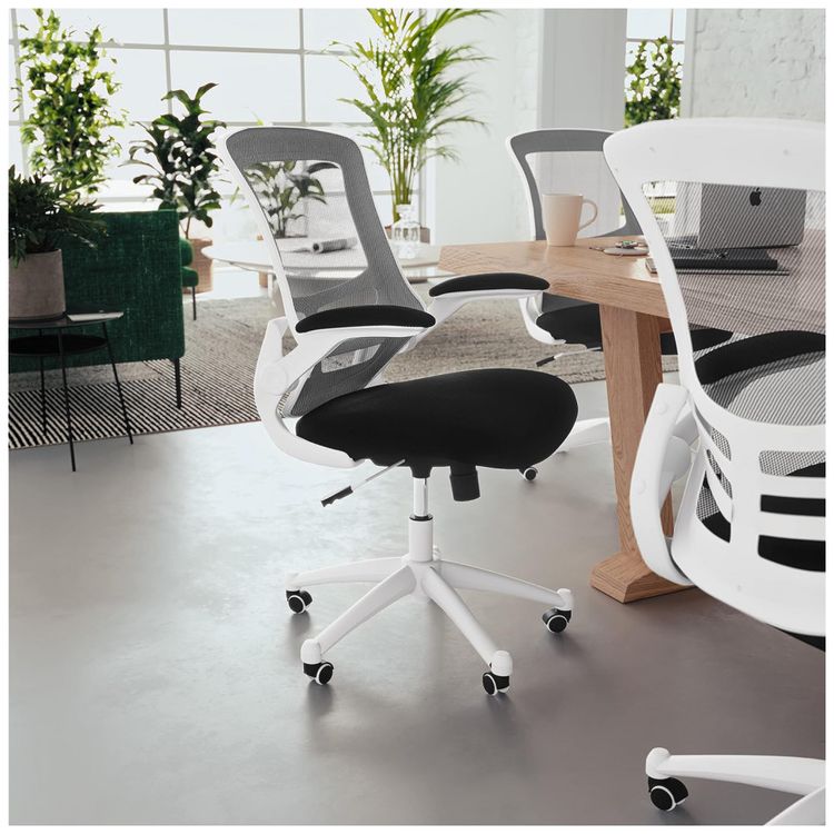 Cadeira-de-Escritorio-Ergonomica-Giratoria-com-Suporte-foto-1