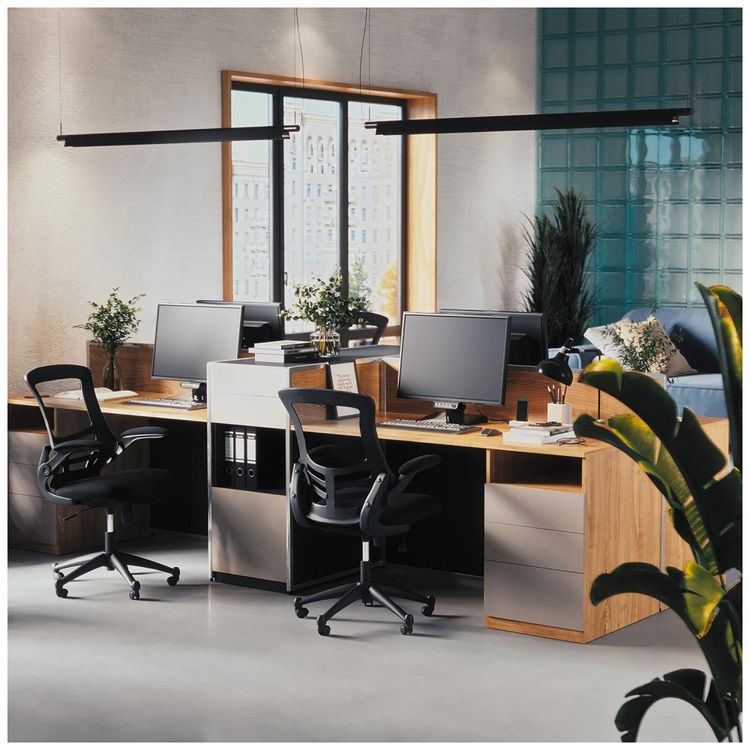 Cadeira-de-Escritorio-Ergonomica-Giratoria-com-Suporte-foto-5