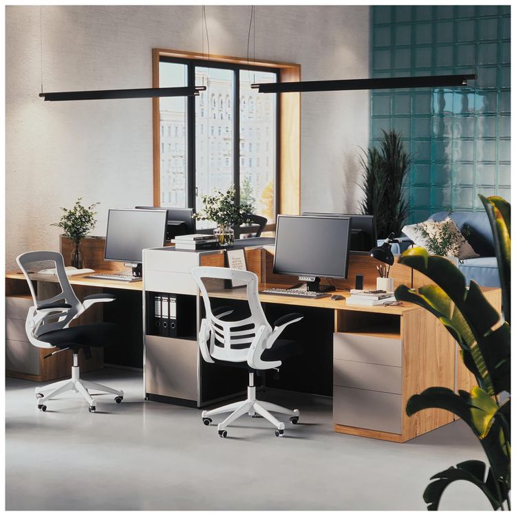 Cadeira-de-Escritorio-Ergonomica-Giratoria-com-Suporte-foto-5
