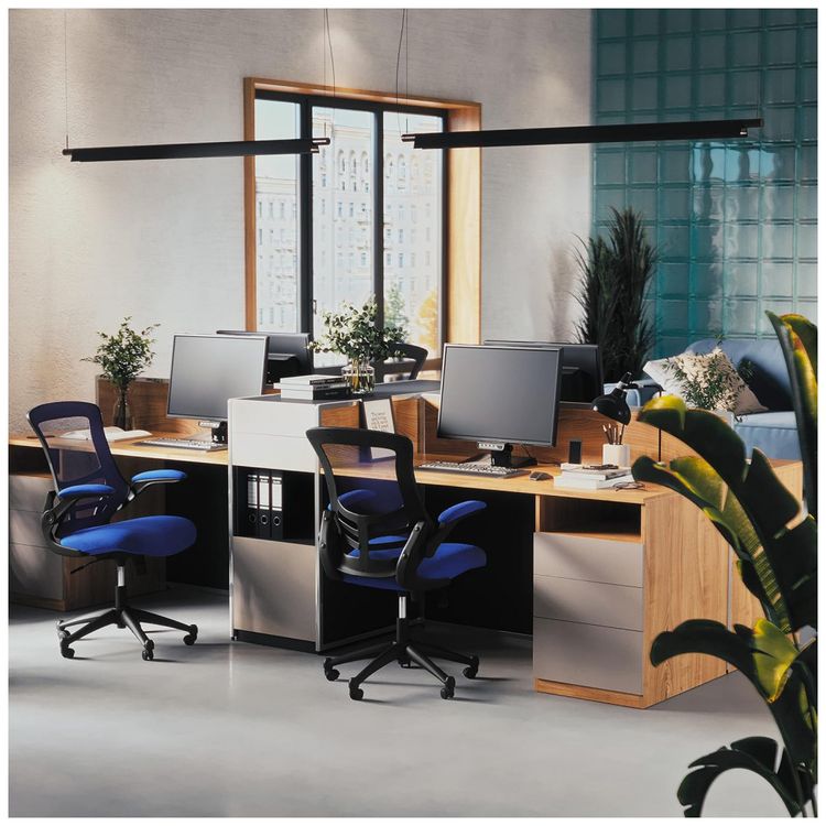 Cadeira-de-Escritorio-Ergonomica-Giratoria-com-Suporte-foto-5