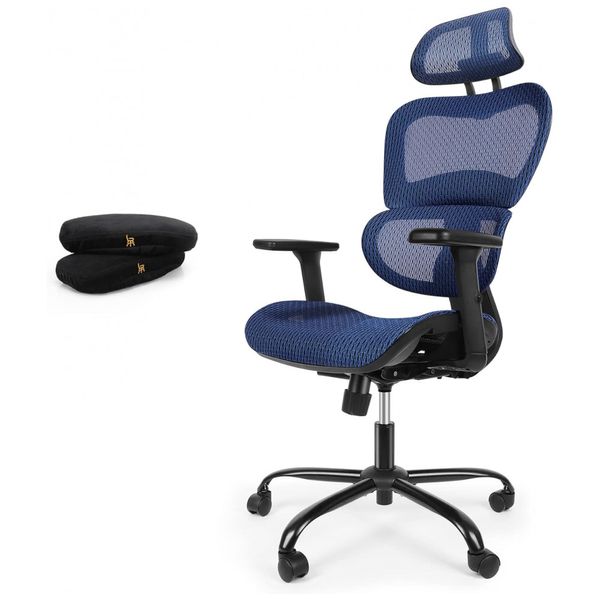 Cadeira-de-Escritorio-Ergonomica-Giratoria-com-Apoio-de-foto-0