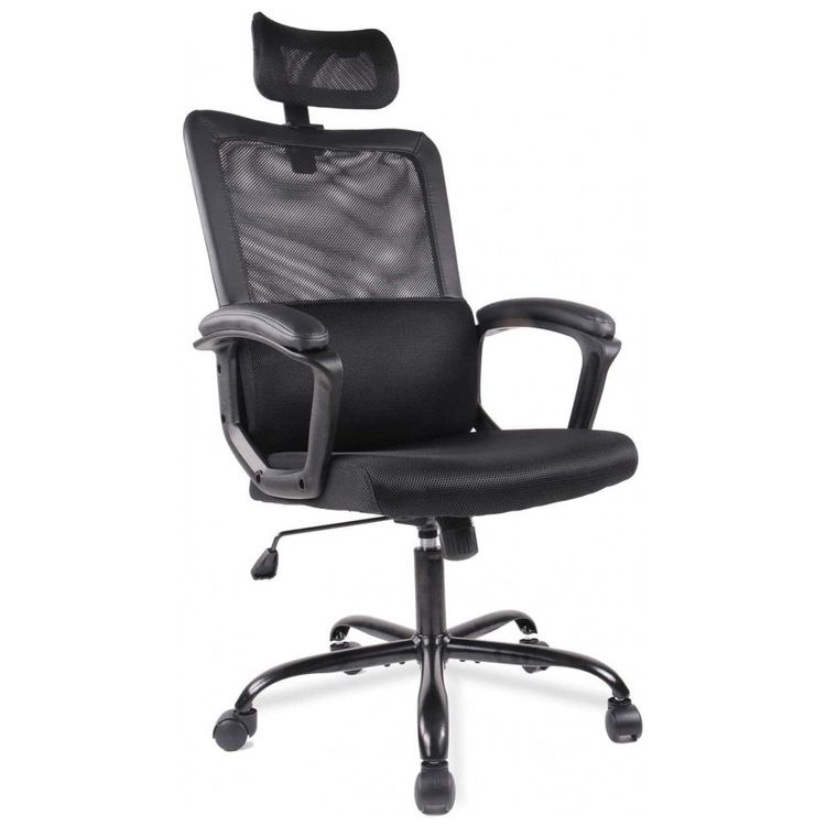 Cadeira-de-Escritorio-Ergonomica-Giratoria-com-Apoio-de-foto-0