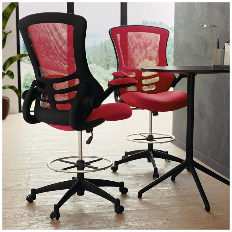 Cadeira-de-Escritorio-Ergonomica-Giratoria-com-Encosto-foto-5