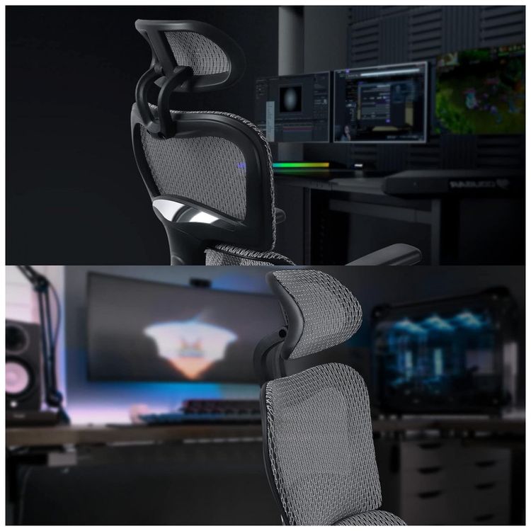 Cadeira-de-Escritorio-Ergonomica-Giratoria-com-Apoio-de-foto-1