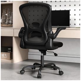 Cadeira-de-Escritorio-Ergonomica-Giratoria-com-Suporte-foto-0