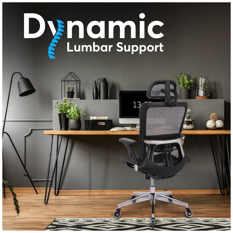 Cadeira-de-Escritorio-Ergonomica-Giratoria-com-Apoio-de-foto-5