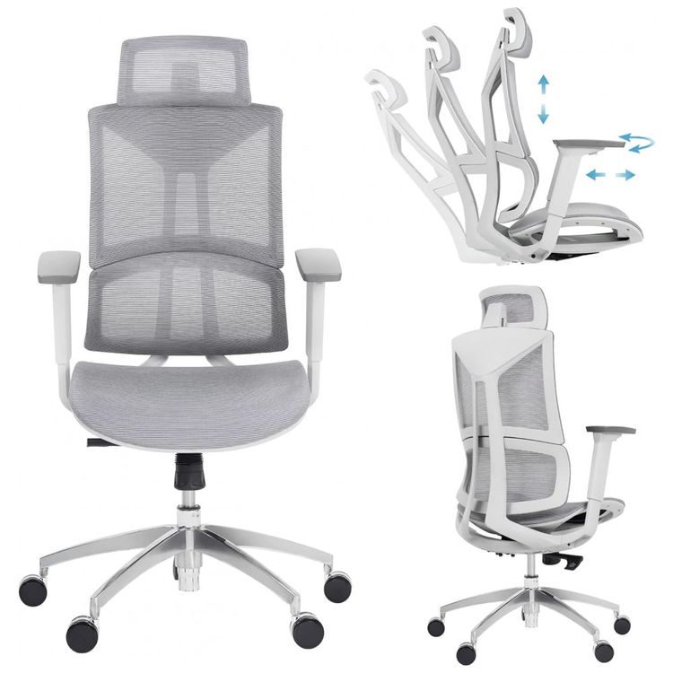 Cadeira-de-Escritorio-Ergonomica-Giratoria-com-Apoio-de-foto-0