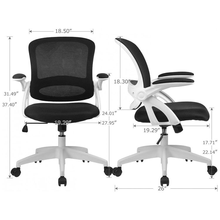 Cadeira-de-Escritorio-Ergonomica-Giratoria-com-Encosto-foto-1