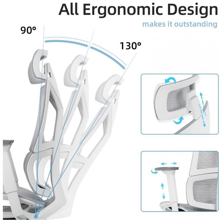 Cadeira-de-Escritorio-Ergonomica-Giratoria-com-Apoio-de-foto-5