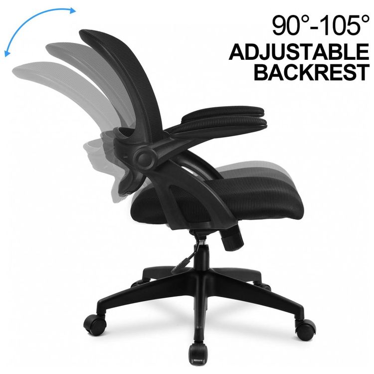 Cadeira-de-Escritorio-Ergonomica-Giratoria-com-Suporte-foto-4