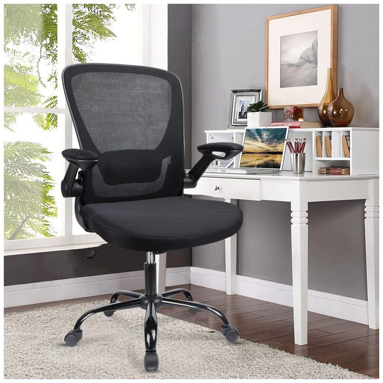 Cadeira-de-Escritorio-Ergonomica-Giratoria-com-Suporte-foto-1