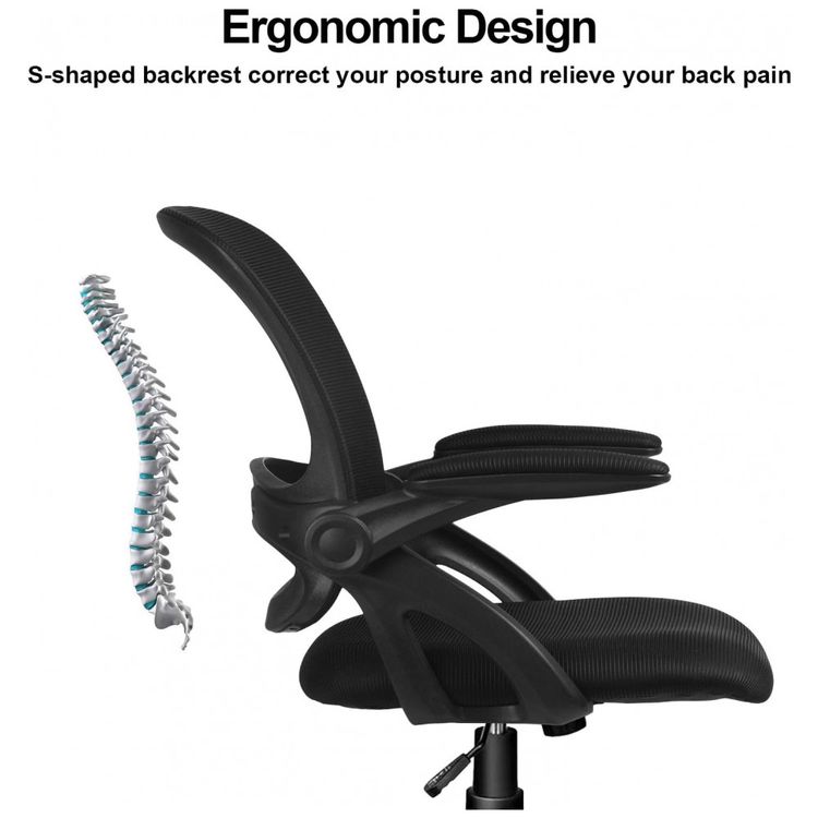 Cadeira-de-Escritorio-Ergonomica-Giratoria-com-Suporte-foto-5