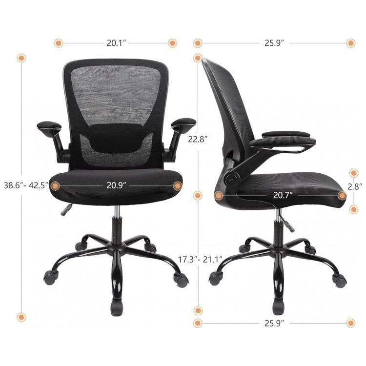 Cadeira-de-Escritorio-Ergonomica-Giratoria-com-Suporte-foto-5