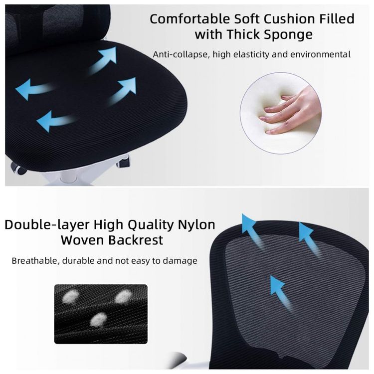 Cadeira-de-Escritorio-Ergonomica-Giratoria-com-Suporte-foto-4
