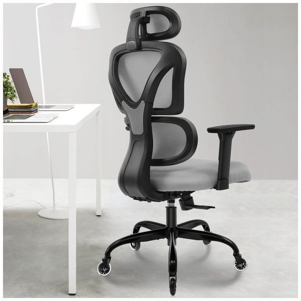Cadeira-de-Escritorio-Ergonomica-Giratoria-com-Apoio-de-foto-0