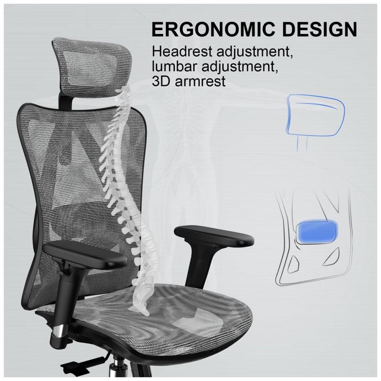 Cadeira-de-Escritorio-Ergonomica-Giratoria-com-Apoio-de-foto-5