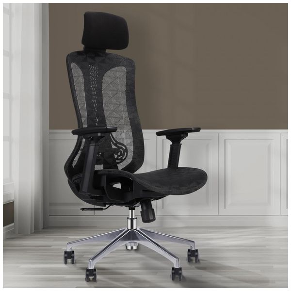 Cadeira-de-Escritorio-Ergonomica-Giratoria-com-Apoio-de-foto-0
