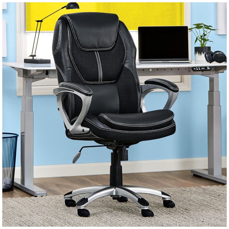 Cadeira-de-Escritorio-Executivo-Ergonomica-Giratoria-com-foto-1