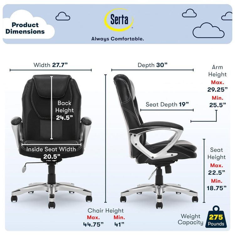 Cadeira-de-Escritorio-Executivo-Ergonomica-Giratoria-com-foto-2