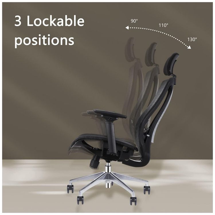 Cadeira-de-Escritorio-Ergonomica-Giratoria-com-Apoio-de-foto-3
