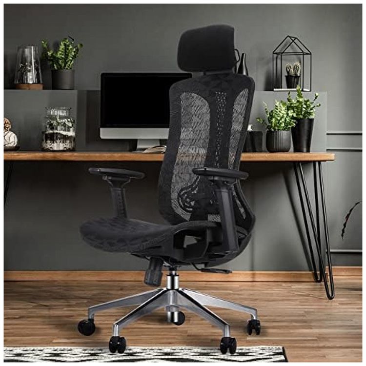 Cadeira-de-Escritorio-Ergonomica-Giratoria-com-Apoio-de-foto-5