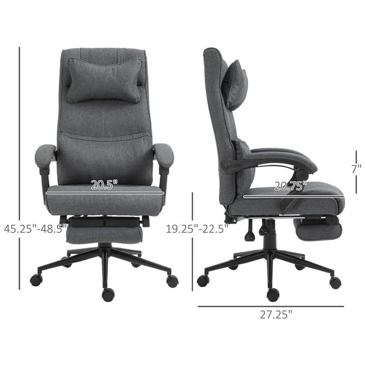 Cadeira-de-Escritorio-Ergonomica-Giratoria-com-Apoio-de-foto-2