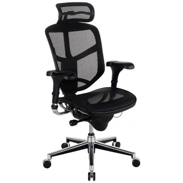 Cadeira-de-Escritorio-Ergonomica-Giratoria-com-Apoio-de-foto-0