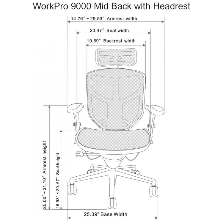 Cadeira-de-Escritorio-Ergonomica-Giratoria-com-Apoio-de-foto-1