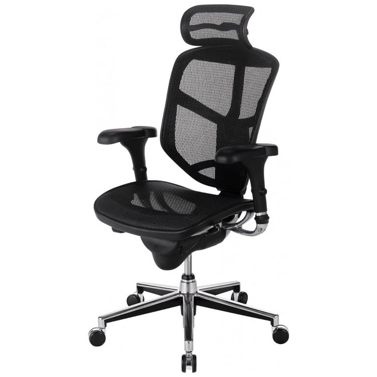 Cadeira-de-Escritorio-Ergonomica-Giratoria-com-Apoio-de-foto-4