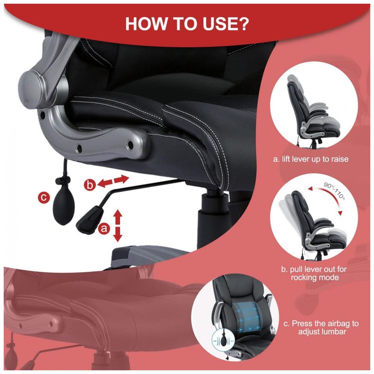 Office-Chair-Executive-Chair-Ergonomic-Computer-Chair-PU-foto-4