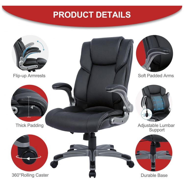 Office-Chair-Executive-Chair-Ergonomic-Computer-Chair-PU-foto-5