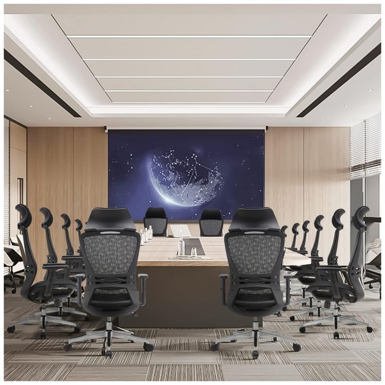 Cadeira-de-Escritorio-Ergonomica-Giratoria-com-Suporte-foto-1