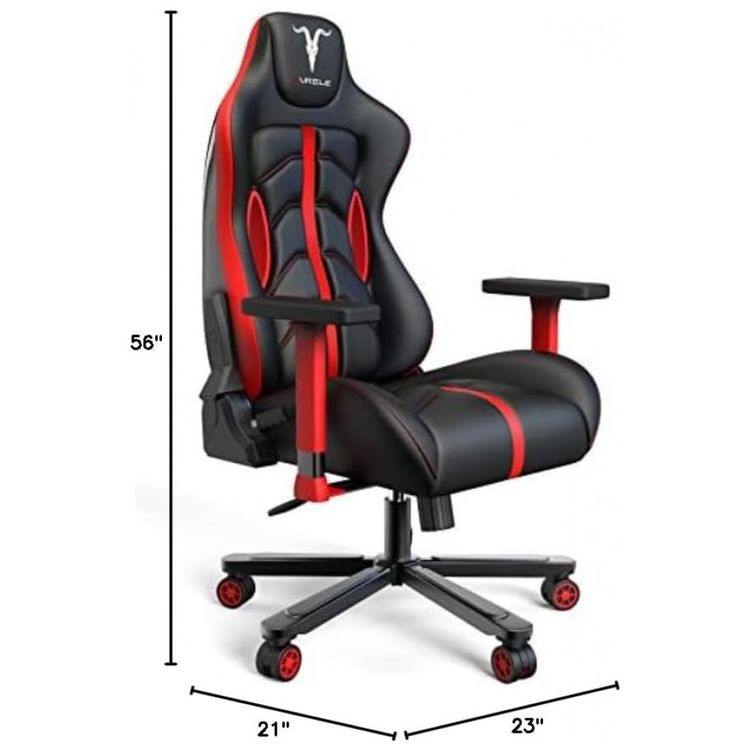 Cadeira-Gamer-Ergonomica-Reclinavel-e-Giratoria-com-Apoio-foto-0