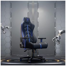 Cadeira-Gamer-Reclinavel-e-Giratoria-com-Apoio-Lombar-e-foto-0