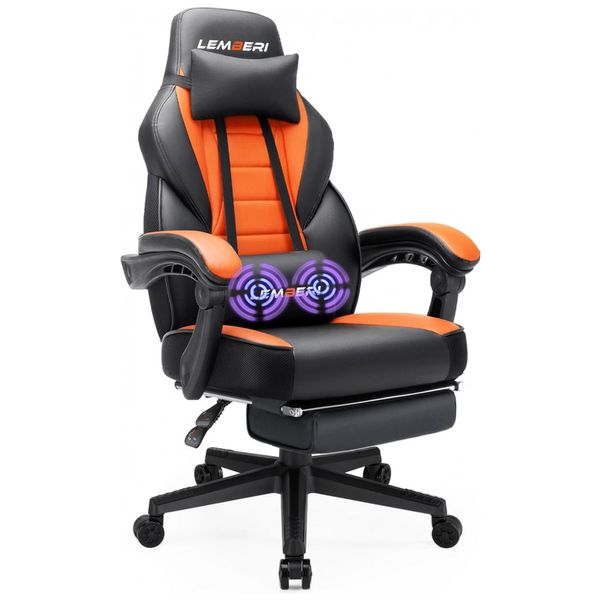 Cadeira-Gamer-Ergonomica-Reclinavel-e-Giratoria-com-Apoio-foto-0