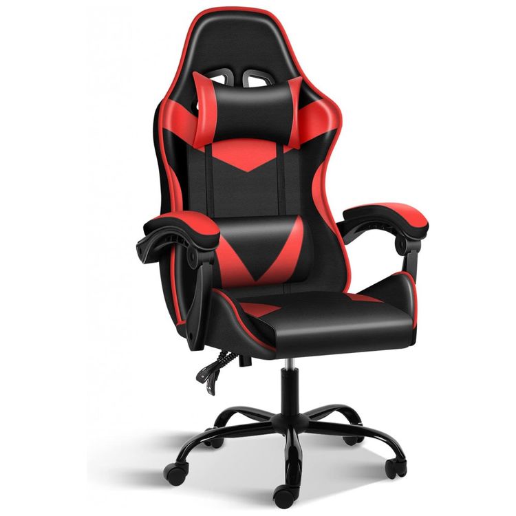 Cadeira-Gamer-Reclinavel-e-Giratoria-com-Apoio-Lombar-e-foto-0